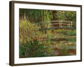 Le bassin au nympheas; harmonie rose (The water lily pond; pink harmony) Oil on canvas, 1900.-Claude Monet-Framed Giclee Print