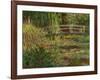 Le bassin au nympheas; harmonie rose (The water lily pond; pink harmony) Oil on canvas, 1900.-Claude Monet-Framed Giclee Print