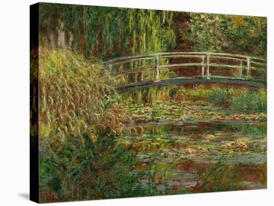 Le bassin au nympheas; harmonie rose (The water lily pond; pink harmony) Oil on canvas, 1900.-Claude Monet-Stretched Canvas