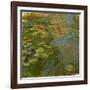 Le bassin aux nympheas, 1917-1919 Canvas, 130 x 120 cm Inv.5165.-Claude Monet-Framed Giclee Print