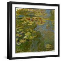Le bassin aux nympheas, 1917-1919 Canvas, 130 x 120 cm Inv.5165.-Claude Monet-Framed Giclee Print