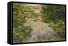 Le Bassin Aux Nymphéas, 1917-1919-Claude Monet-Framed Stretched Canvas