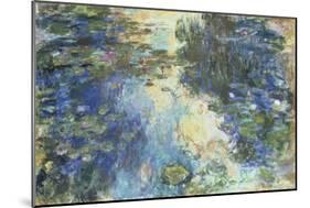 Le Bassin aux Nympheas, c.1917-19-Claude Monet-Mounted Giclee Print