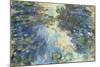 Le Bassin aux Nympheas, c.1917-19-Claude Monet-Mounted Giclee Print