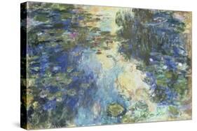 Le Bassin aux Nympheas, c.1917-19-Claude Monet-Stretched Canvas