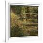 Le Bassin Aux Nympheas: Harmonie Rose-Claude Monet-Framed Giclee Print