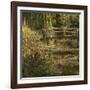 Le Bassin Aux Nympheas: Harmonie Rose-Claude Monet-Framed Giclee Print