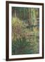 Le Bassin aux nymphéas : harmonie rose-Claude Monet-Framed Giclee Print