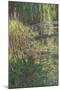 Le Bassin aux nymphéas : harmonie rose-Claude Monet-Mounted Giclee Print