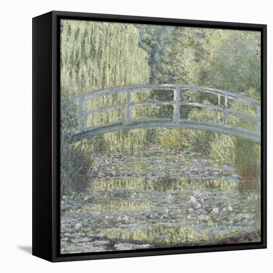 Le Bassin aux nymphéas : harmonie verte-Claude Monet-Framed Stretched Canvas