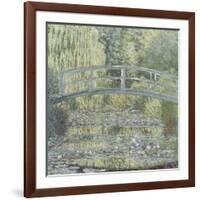 Le Bassin aux nymphéas : harmonie verte-Claude Monet-Framed Giclee Print