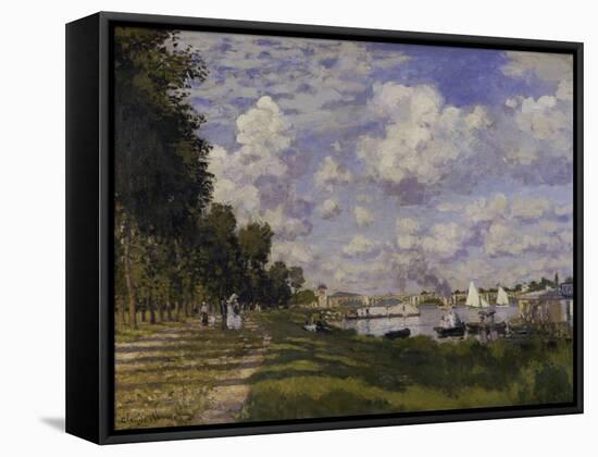 Le Bassin d'Argenteuil, c.1872-Claude Monet-Framed Stretched Canvas