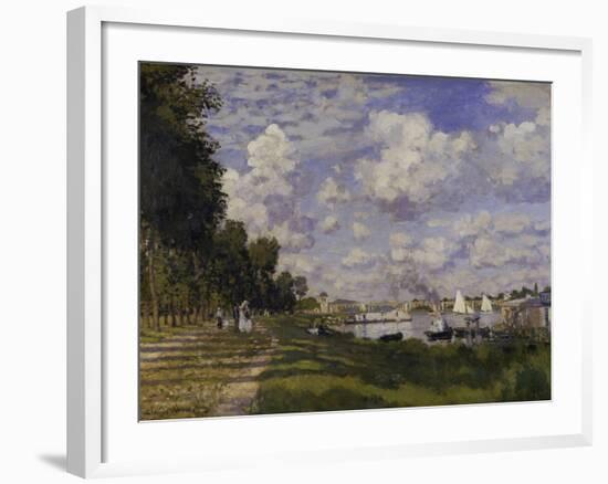 Le Bassin d'Argenteuil, c.1872-Claude Monet-Framed Giclee Print