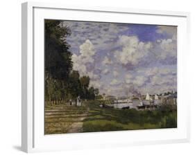 Le Bassin d'Argenteuil, c.1872-Claude Monet-Framed Giclee Print