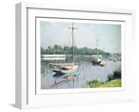 Le Bassin D'Argenteuil, C.1882-Gustave Caillebotte-Framed Giclee Print