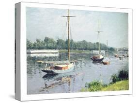 Le Bassin D'Argenteuil, C.1882-Gustave Caillebotte-Stretched Canvas