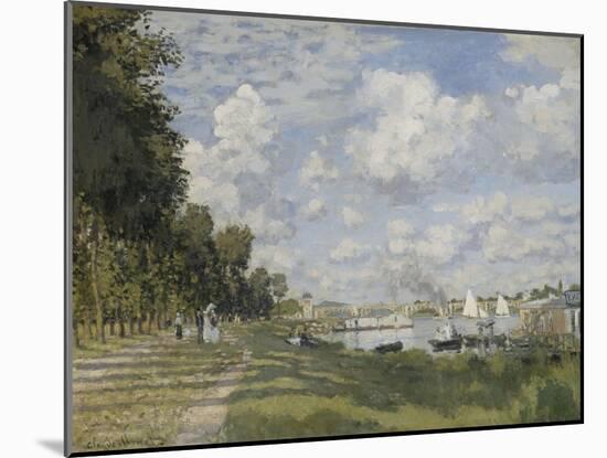 Le bassin d'Argenteuil-Claude Monet-Mounted Giclee Print