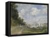 Le bassin d'Argenteuil-Claude Monet-Framed Stretched Canvas