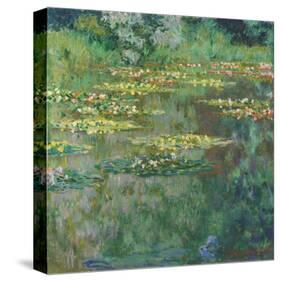 Le Bassin des Nympheas, 1904-Claude Monet-Stretched Canvas