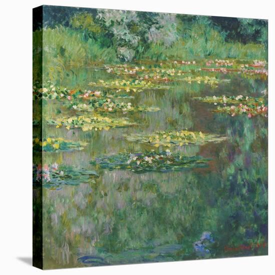 Le Bassin des Nympheas, 1904-Claude Monet-Stretched Canvas