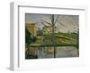 Le Bassin Du Jas De Bouffan, 1878-Paul Cézanne-Framed Giclee Print