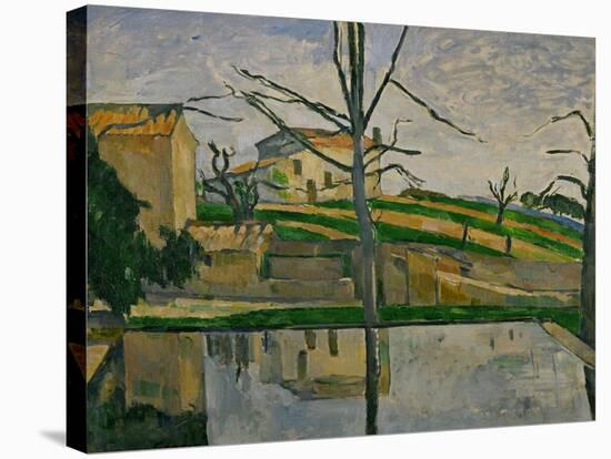 Le Bassin Du Jas De Bouffan, 1878-Paul Cézanne-Stretched Canvas