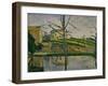 Le Bassin Du Jas De Bouffan, 1878-Paul Cézanne-Framed Giclee Print