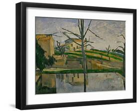 Le Bassin Du Jas De Bouffan, 1878-Paul Cézanne-Framed Giclee Print