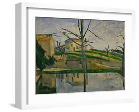 Le Bassin Du Jas De Bouffan, 1878-Paul Cézanne-Framed Giclee Print