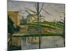 Le Bassin Du Jas De Bouffan, 1878-Paul Cézanne-Mounted Giclee Print
