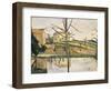 Le Bassin Du Jas de Bouffan, circa 1878-Paul Cézanne-Framed Giclee Print