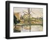 Le Bassin Du Jas de Bouffan, circa 1878-Paul Cézanne-Framed Giclee Print