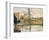 Le Bassin Du Jas de Bouffan, circa 1878-Paul Cézanne-Framed Giclee Print