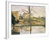 Le Bassin Du Jas de Bouffan, circa 1878-Paul Cézanne-Framed Giclee Print