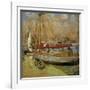 Le Bateau de Pêche (The Fishing Boat), 1908-Edouard Vuillard-Framed Giclee Print