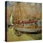 Le Bateau de Pêche (The Fishing Boat), 1908-Edouard Vuillard-Stretched Canvas