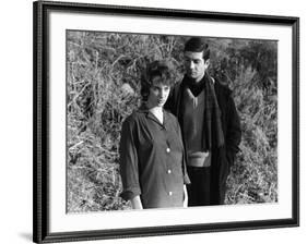 LE BEAU SERGE (aka Handsome Serge) by Claude Chabrol with ernadette Lafont and Jean-Claude Brialy, -null-Framed Photo