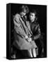 Le beau Serge by Claude Chabrol with Bernadette Lafont and Gerard Bla 1959 (b/w photo)-null-Framed Stretched Canvas