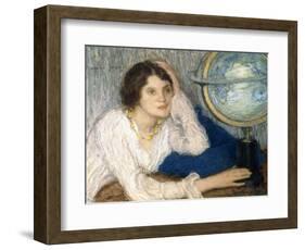 Le Beau Voyage, (Oil on Canvas)-Edmond-francois Aman-jean-Framed Giclee Print