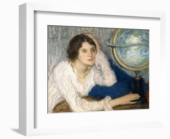 Le Beau Voyage, (Oil on Canvas)-Edmond-francois Aman-jean-Framed Giclee Print