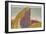 Le Bec Du Hoc, Grandcamp (Study)-Georges Seurat-Framed Giclee Print