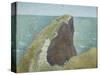 Le Bec Du Hoc, Grandcamp-Georges Seurat-Stretched Canvas