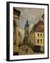 Le Beffroi De Douai, 1871-Jean-Baptiste-Camille Corot-Framed Giclee Print