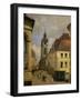 Le Beffroi De Douai, 1871-Jean-Baptiste-Camille Corot-Framed Giclee Print