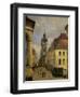 Le Beffroi De Douai, 1871-Jean-Baptiste-Camille Corot-Framed Premium Giclee Print