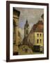 Le Beffroi De Douai, 1871-Jean-Baptiste-Camille Corot-Framed Giclee Print