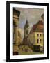 Le Beffroi De Douai, 1871-Jean-Baptiste-Camille Corot-Framed Giclee Print