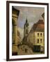 Le Beffroi De Douai, 1871-Jean-Baptiste-Camille Corot-Framed Premium Giclee Print