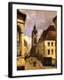 Le beffroi de Douai-Jean-Baptiste-Camille Corot-Framed Giclee Print