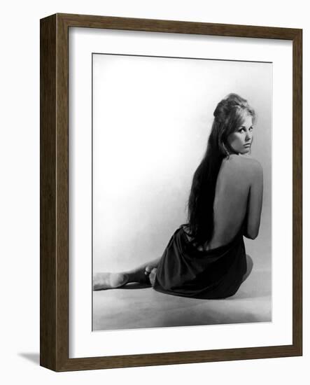 Le Bel Antonio by MauroBolognini with Claudia Cardinale, 1960 (b/w photo)-null-Framed Photo